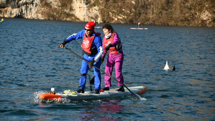 Itiwit X500 Tandem : le stand-up paddle à deux, et en compétition, avec Hélène et Laurent