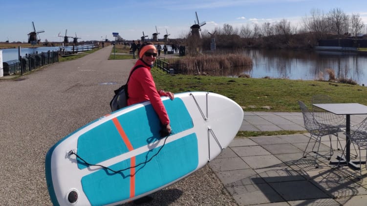 Itiwit SUP Compact : le stand-up paddle gonflable idéal pour voyager, avec Marie Maurey