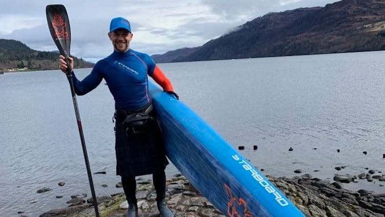 Mark Salter sets Loch Ness World Record on his Starboard AllStar