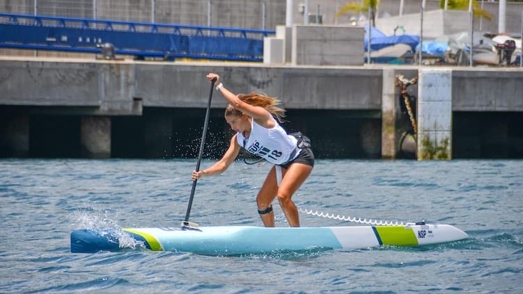 Ten minutes with Duna Gordillo, the NSP Superstar SUP Racer