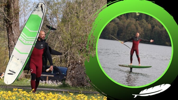 Indiana Downwind SUP Foil 7’6 Carbon: Board review with Manuel Stecher