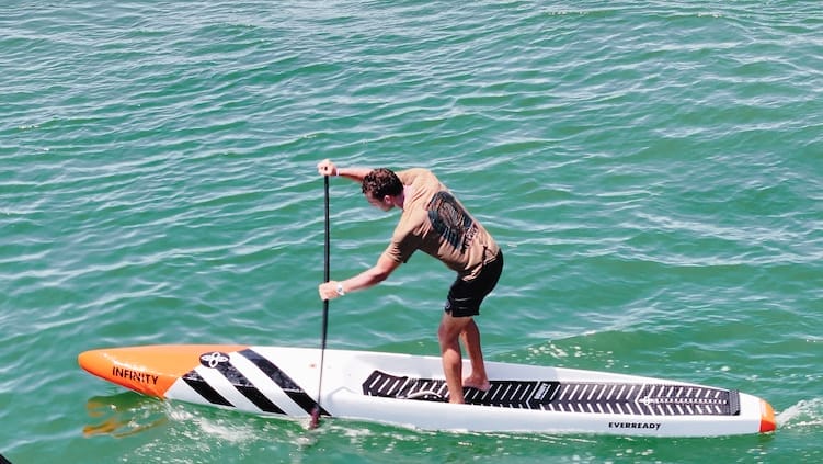 New from Infinity SUP – the EVERREADY race board designed to make you faster in every race condition