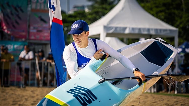 Sergio Cantoral wins the Technical Race and lands triple Top 5 in Italy at the Spring SUP Race