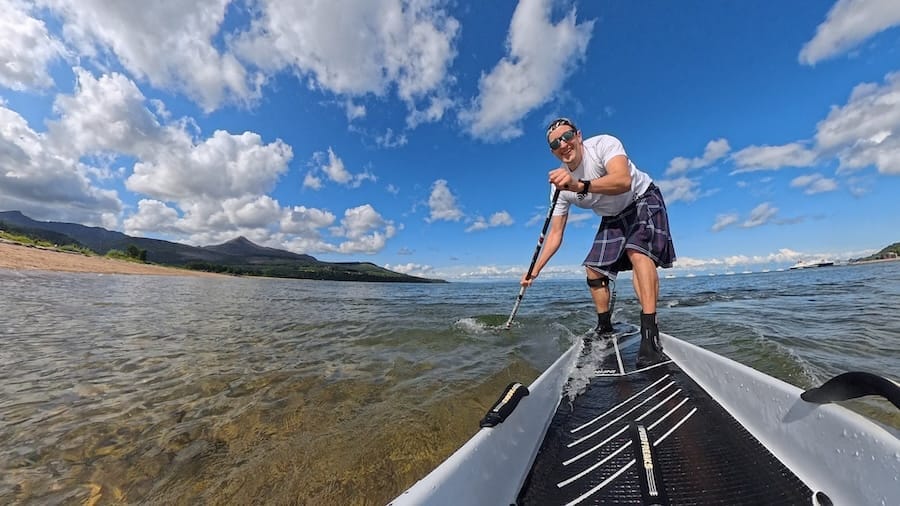 Training in the Scottish Wilds: Glen Sloss’s SUP Life on the Isle of Arran