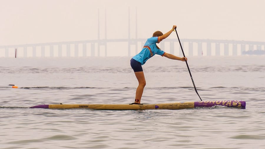 Racing on a Board Built for Her – Skadi Langbein and SUNOVA Custom Design