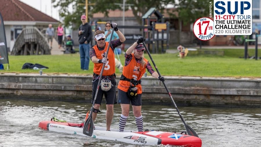 Double the power, double the glory: Inside Alison & Allistair’s Tandem SUP 11-City Tour success